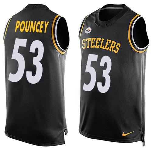 Maurkice Pouncey Pittsburgh Steelers black jersey