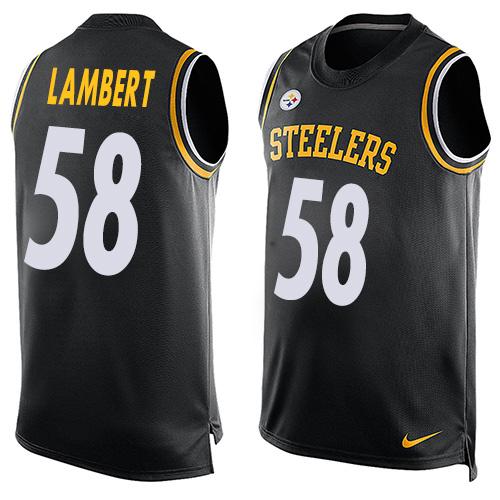 Jack Lambert Pittsburgh Steelers black jersey