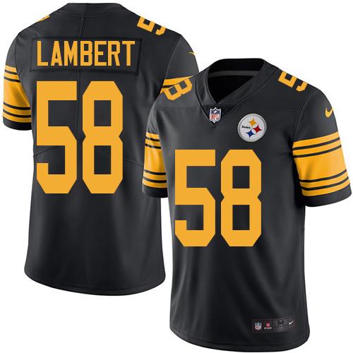 Jack Lambert Pittsburgh Steelers black jersey
