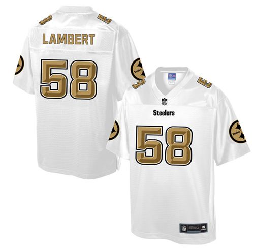 Jack Lambert Pittsburgh Steelers white Pro Line jersey