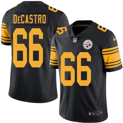 David DeCastro Pittsburgh Steelers black jersey
