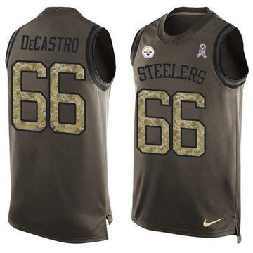 David DeCastro Pittsburgh Steelers green Salute To Service jersey