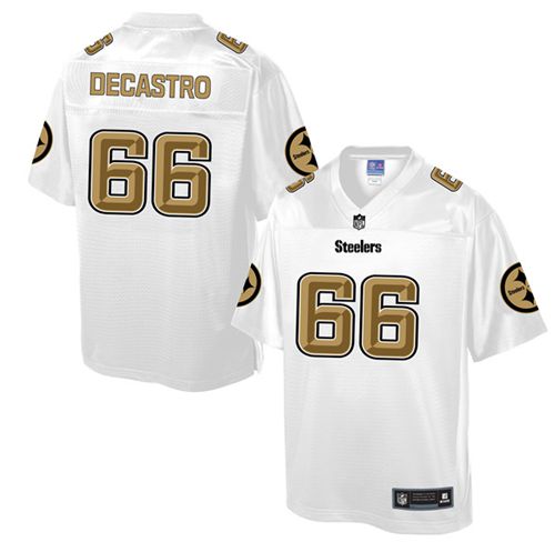 David DeCastro Pittsburgh Steelers white Pro Line jersey
