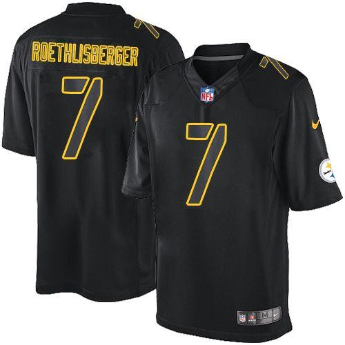 Ben Roethlisberger Pittsburgh Steelers black jersey