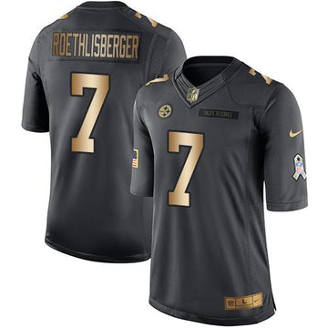 Ben Roethlisberger Pittsburgh Steelers black Salute To Service jersey