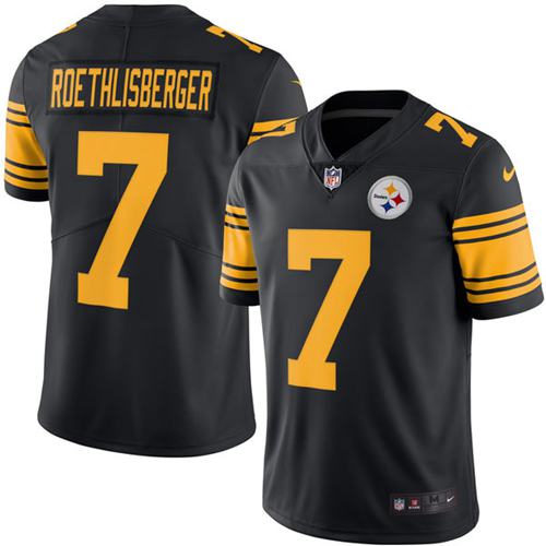 Ben Roethlisberger Pittsburgh Steelers black jersey