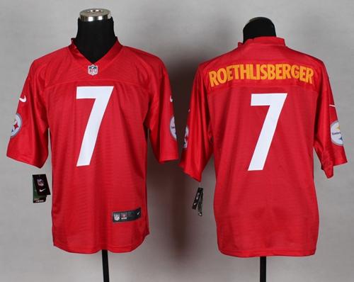Ben Roethlisberger Pittsburgh Steelers red Elite jersey