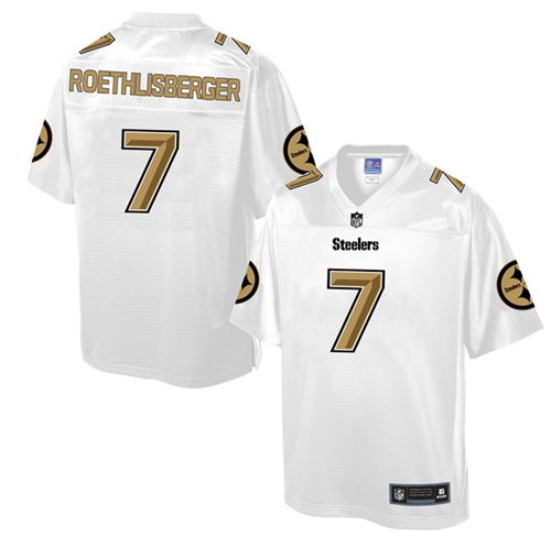Ben Roethlisberger Pittsburgh Steelers white Pro Line jersey