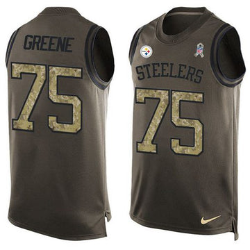 Joe Greene Pittsburgh Steelers green Salute To Service jersey