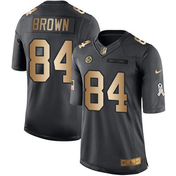 Antonio Brown Pittsburgh Steelers black Salute To Service jersey