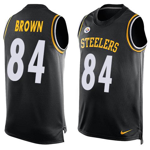 Antonio Brown Pittsburgh Steelers black jersey