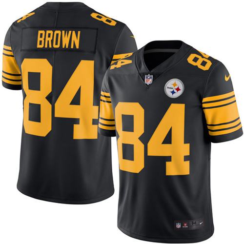 Antonio Brown Pittsburgh Steelers black jersey