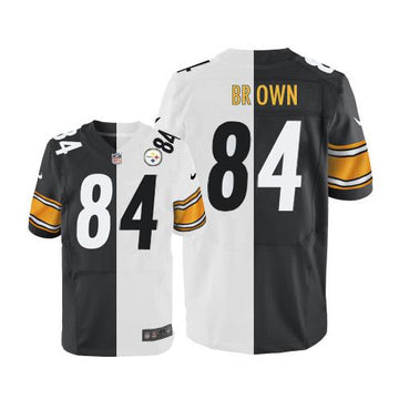 Antonio Brown Pittsburgh Steelers white-black Elite jersey