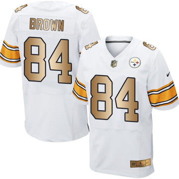 Antonio Brown Pittsburgh Steelers white Elite jersey