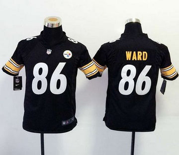 Hines Ward Pittsburgh Steelers black Elite jersey