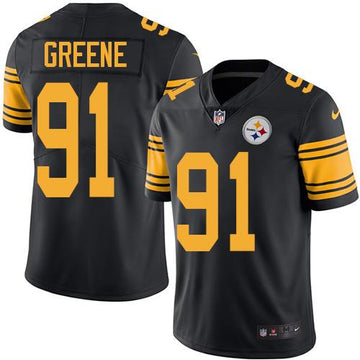 Kevin Greene Pittsburgh Steelers black jersey