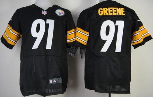 Kevin Greene Pittsburgh Steelers black Elite jersey