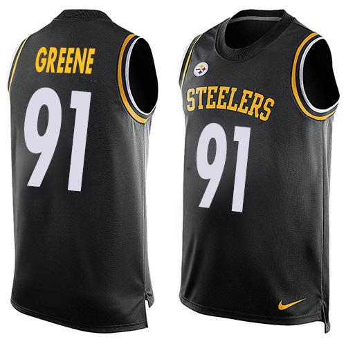 Kevin Greene Pittsburgh Steelers black jersey