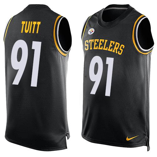 Stephon Tuitt Pittsburgh Steelers black jersey