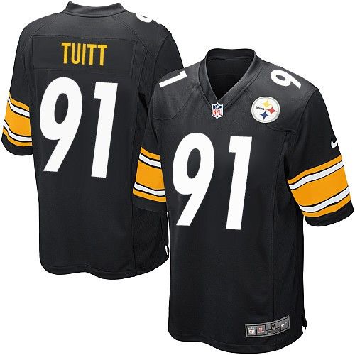 Stephon Tuitt Pittsburgh Steelers black Elite jersey