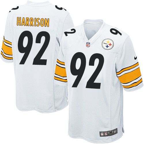 James Harrison Pittsburgh Steelers white Elite jersey