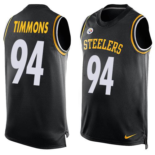 Lawrence Timmons Pittsburgh Steelers black jersey