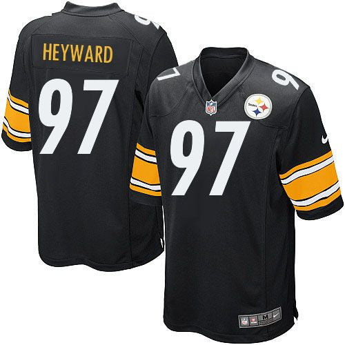 Cameron Heyward Pittsburgh Steelers black Elite jersey