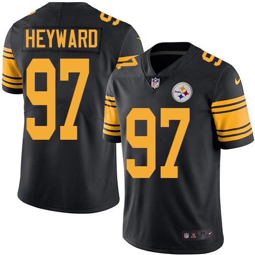 Cameron Heyward Pittsburgh Steelers black jersey