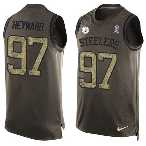 Cameron Heyward Pittsburgh Steelers green Salute To Service jersey
