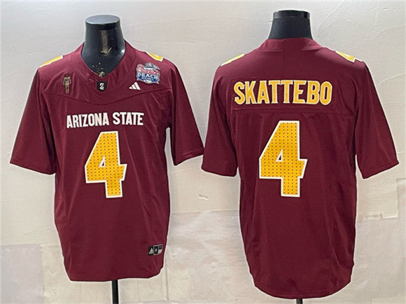 Cam Skattebo Arizona State Sun Devils maroon Vapor jersey