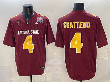Cam Skattebo Arizona State Sun Devils maroon Vapor jersey