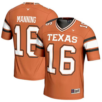 Arch Manning Texas Longhorns orange jersey