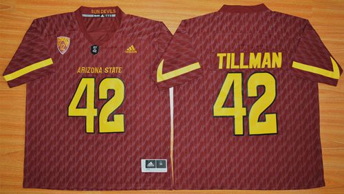 Pat Tillman New Arizona State Sun Devils red jersey