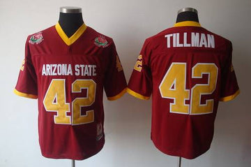 Pat Tillman Arizona State Sun Devils red jersey