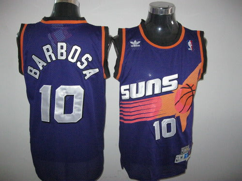 BLeandro Barbosa Phoenix Suns purple Throwback jersey