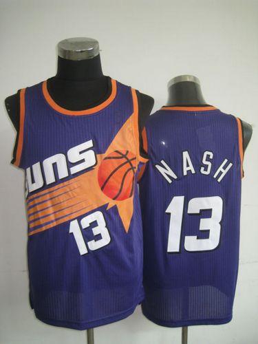 Steve Nash Phoenix Suns purple Throwback jersey