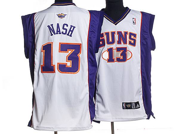 Steve Nash Phoenix Suns white jersey