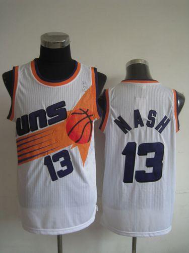 Steve Nash Phoenix Suns white Throwback jersey