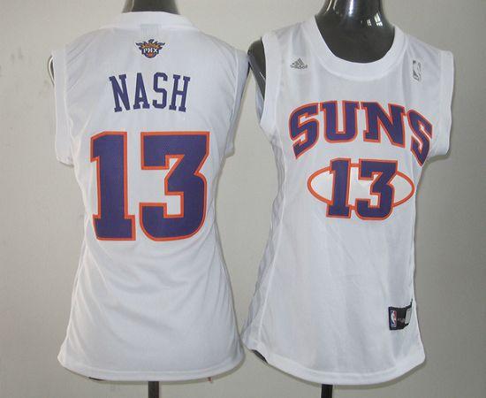 Steve Nash Phoenix Suns white Fashion jersey