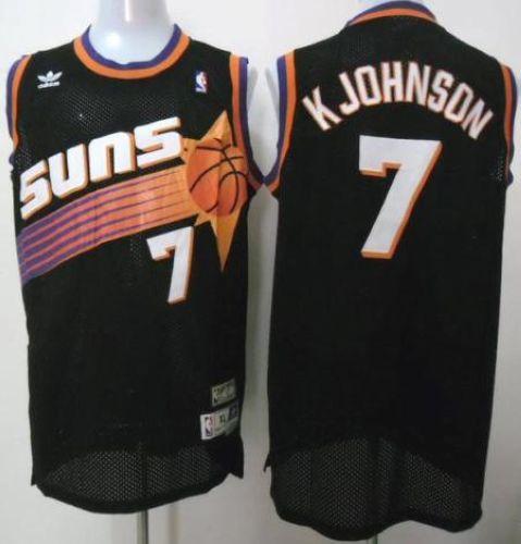 Kevin Johnson Phoenix Suns black Throwback jersey