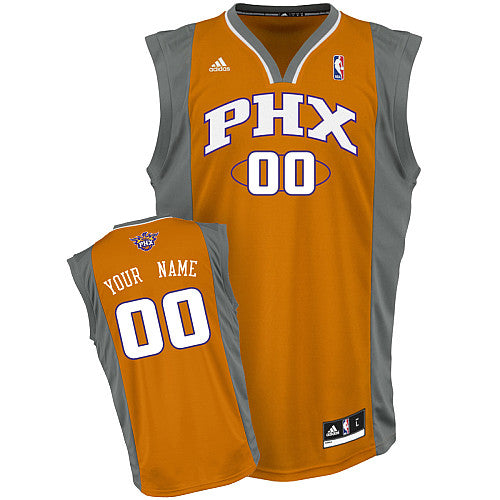 Custom Phoenix Suns orange Authentic jersey