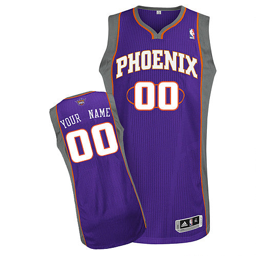 Custom Phoenix Suns purple Authentic jersey