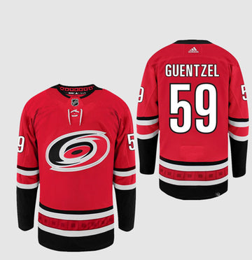 Jake Guentzel Carolina Hurricanes red jersey