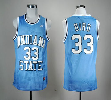 Larry Bird Indiana State Sycamores blue jersey