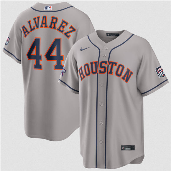 Yordan Alvarez Houston Astros gray All-Star jersey