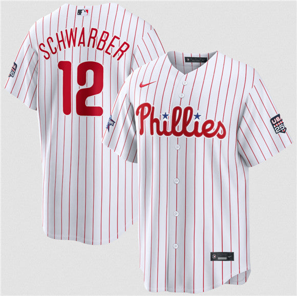 Kyle Schwarber Philadelphia Phillies white All-Star jersey