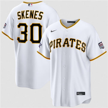 Paul Skenes Pittsburgh Pirates white All-Star jersey