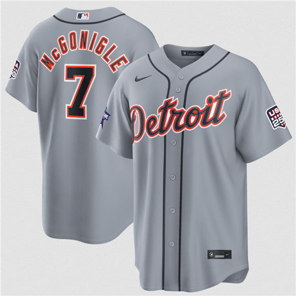 Kevin McGonigle Detroit Tigers gray All-Star jersey