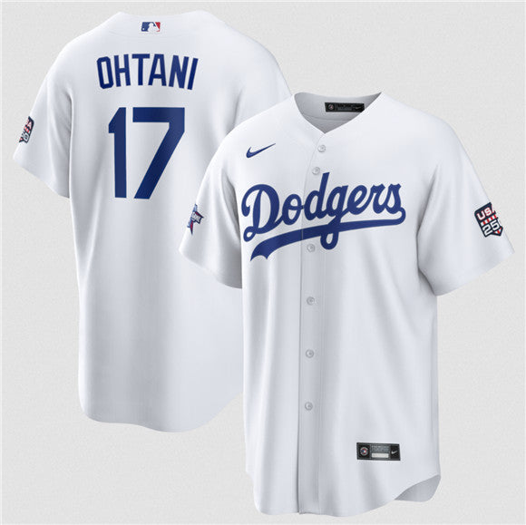 Shohei Ohtani Los Angeles Dodgers white All-Star jersey