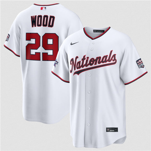 James Wood Washington Nationals white All-Star jersey